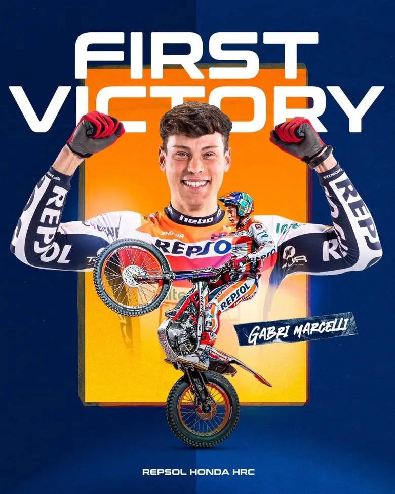 Repsol Honda HRC ทะยานไม่หยุดยั้ง "โทนี่ โบ" เก็บชัยชนะเรซแรก ศึก TrialGP 2025 สนาม 6 ที่โรดไอแลนด์ จ่อคว้าแชมป์โลก