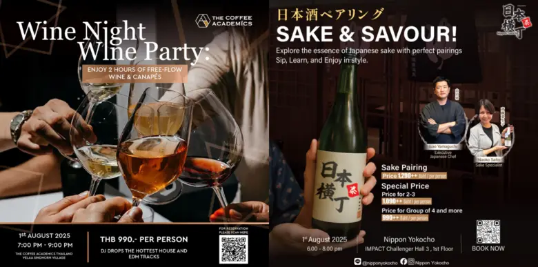 Two leading restaurants under IMPACT present exclusive events for beverage lovers