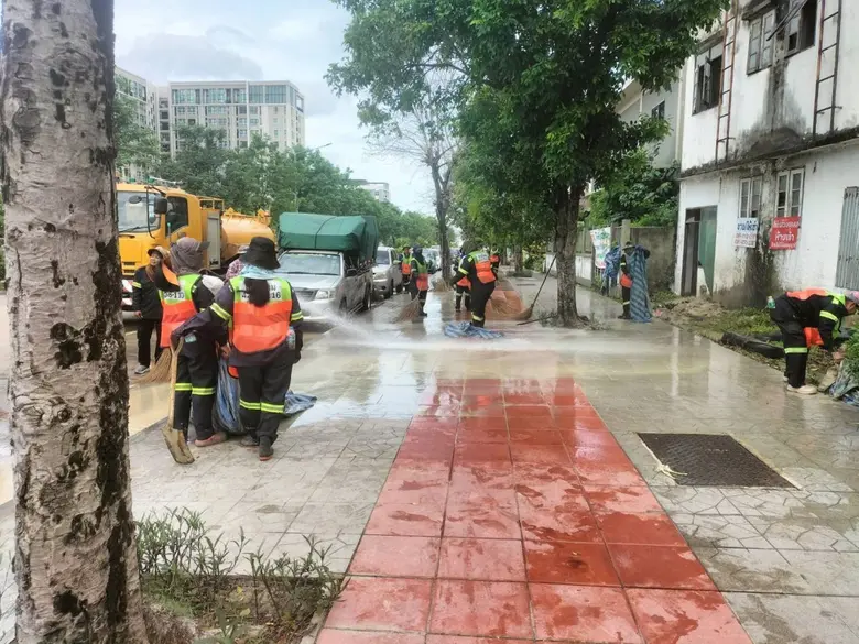 เขตสายไหมเข้มตรวจสอบรถบรรทุกน้ำหนักเกิน-ใช้ความเร็วเกินกำหนด ป้องกันอุบัติเหตุ ลดผลกระทบประชาชน