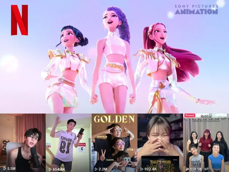 ทุกพื้นที่มีแต่ "Golden" OST. KPop Demon Hunters จาก HUNTR/X ทุบสถิติชาร์ตเพลงทั่วโลก สร้างปรากฏการณ์ใหม่ ศิลปินแห่คัฟเวอร์ ท้าทายไฮโน้ต พิสูจน์สายโวคอลตัวจริง!