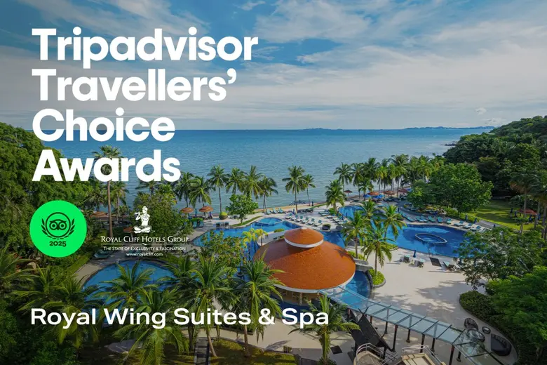 Royal Cliff Hotels Group won Travellers' hearts and earned the Tripadvisor Travellers' Choice Awards for 2025