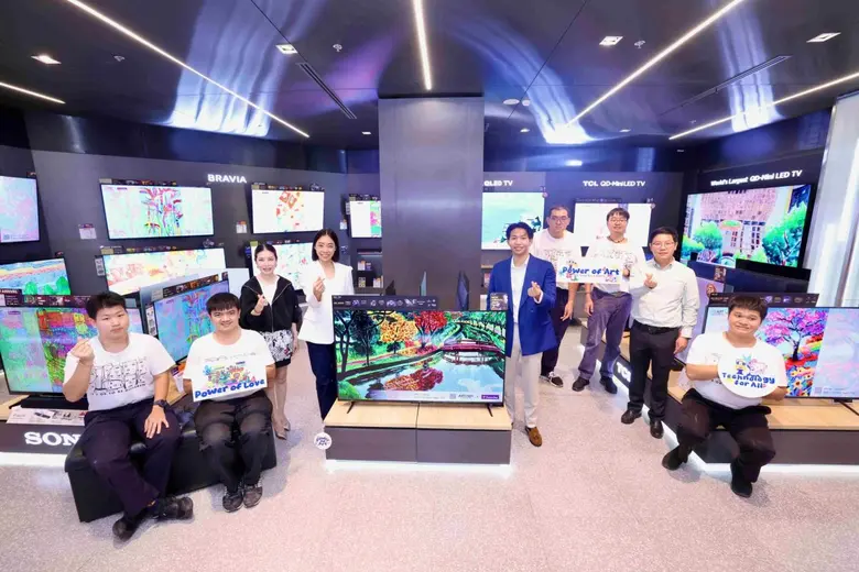 Power Buy under Central Retail Turning TV Screens into a Heartwarming Gallery Showcasing Creative Works by Autistic Artists at the "Power of Art by Power Buy x Artstory" Exhibition