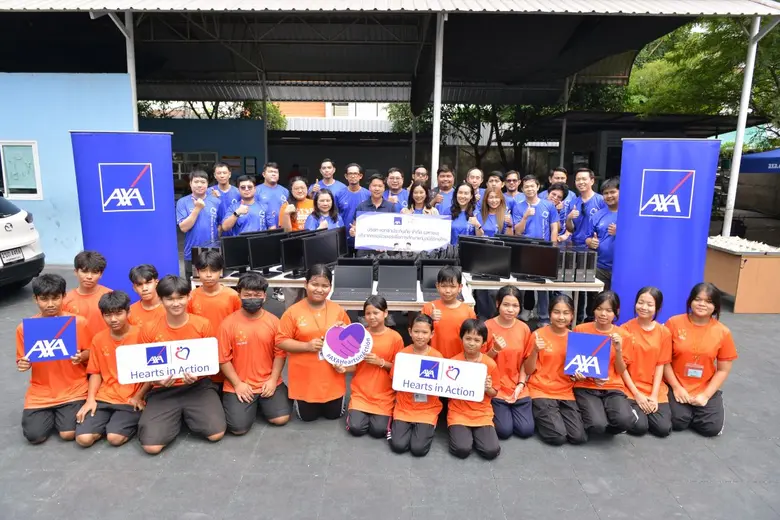 AXA Thailand Donates Tech to Support Education for Underprivileged Youth
