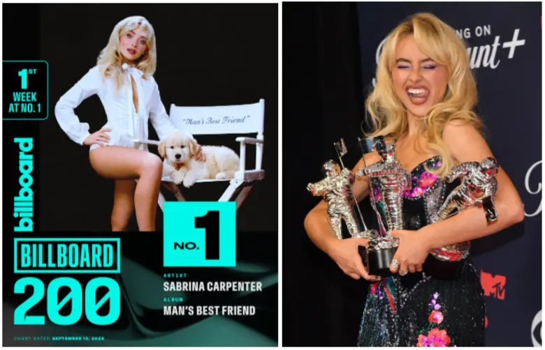 Sabrina Carpenter ส่งอัลบั้ม Man's Best Friend เดบิวต์อันดับ 1 ชาร์ต Billboard 200 พร้อมสร้างตำนานบทใหม่กับ "Tears" กลางสายฝนบนเวที 2025 VMAs