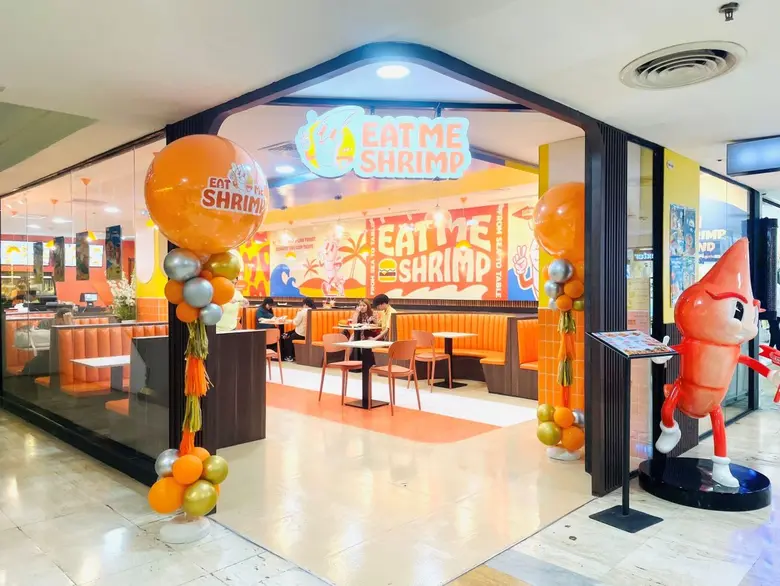 EAT ME SHRIMP ฟาสต์ฟู้ดกุ้งเจ้าแรกในประเทศไทย และ สาขาแรกที่ เอ็ม บี เค เซ็นเตอร์