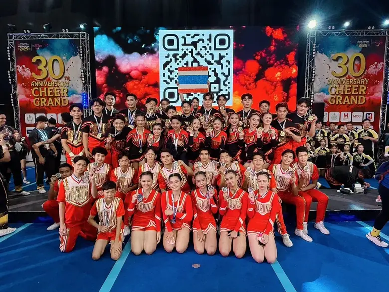 มหาวิทยาลัยหอการค้าไทย คว้าแชมป์ระดับประเทศและนานาชาติ ในการแข่งขันเชียร์ลีดดิ้ง 2025 สร้างชื่อเสียงบนเวที Thailand Cheerleading Championships และ ICU Asian Cheerleading Championships