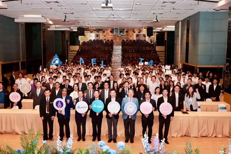 เดลต้า อีเลคโทรนิคส์ (ประเทศไทย) ร่วมยินดีกับวิศวกรรุ่นใหม่ในพิธีมอบประกาศนียบัตร โครงการ เดลต้า อะคาเดมี ประจำปี 2568