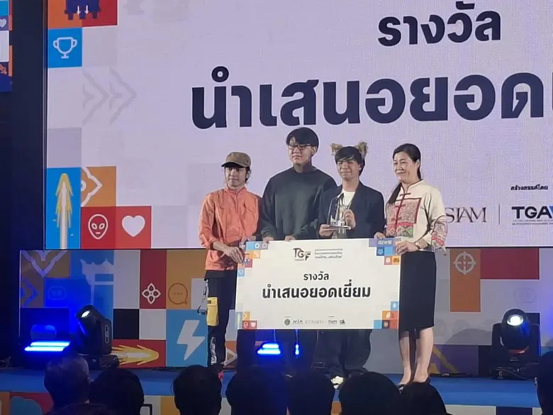 'ทีมวิชเวิร์ค' นักศึกษาดิจิทัลมีเดีย SPU คว้ารางวัลนำเสนอยอดเยี่ยม จากเวทีประกวดเกมระดับประเทศ TGF2025