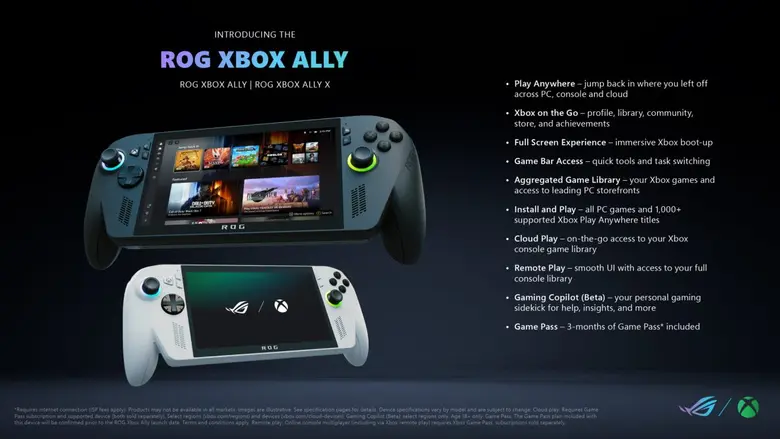 Xbox เปิดจอง ROG Xbox Ally X และ ROG Xbox Ally แล้ววันนี้ ปลดล็อคพลังเกมพีซีพกพาในมือคุณ พร้อมวางจำหน่ายในไทย 16 ตุลาคมนี้