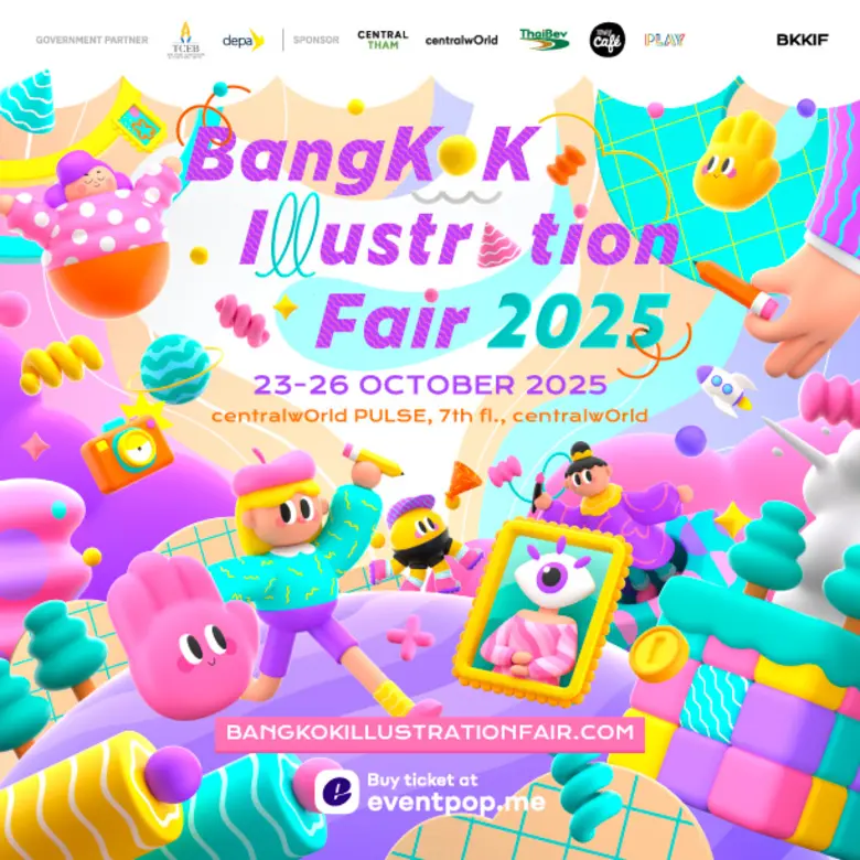 Bangkok Illustration Fair 2025: MEET UP แถลงความร่วมมือกับพันธมิตร 8 ราย จาก 7 ประเทศ เผยรายชื่อ 6 Guest Artist พร้อมสร้างแรงบันดาลใจและการต่อยอดให้กับนักวาดไทยให้เติบโตในระดับนานาชาติ