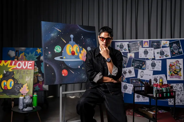 CITIZEN จับมือ THE JUM ศิลปินไทยคนแรก ร่วมออกแบบผลงาน CITIZEN x The Jum "Cosmic Fire" Thailand Limited II เอ็กซ์คลูซีฟเพียง 300 เรือน