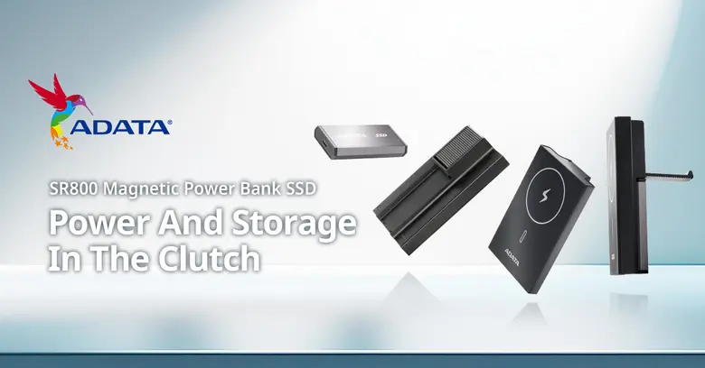 ADATA Launches World's First Two-in-one External SSD Integrated with Power Bank Module
