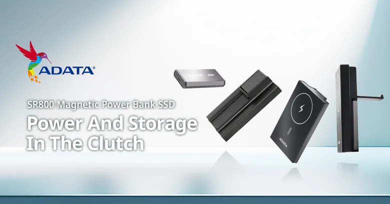 ADATA Launches World's First Two-in-one External SSD Integrated with Power Bank Module