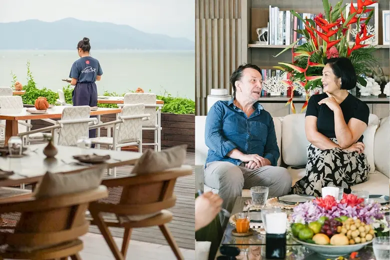 Four Hands Dinner - A Symphony of Southern Thai Flavours Chef Nok Suntaranon &amp; Chef David Thompson's Collaboration at Long Dtai, Cape Fahn Hotel, Koh Samui