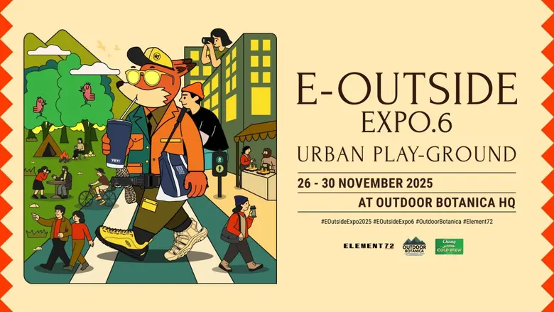 E-Outside Expo ครั้งที่ 6 เทศกาลไลฟ์สไตล์ Urban Outdoor ที่ยิ่งใหญ่ที่สุดในไทย!