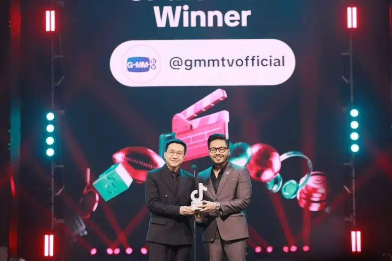 "GMMTV" ยืนหนึ่งคอนเทนต์ระดับโลก! รับรางวัล "Entertainment Partner of The Year" สุดยอดพาร์ตเนอร์ จากงานประกาศรางวัลสุดยิ่งใหญ่ "TikTok Awards Thailand 2025"