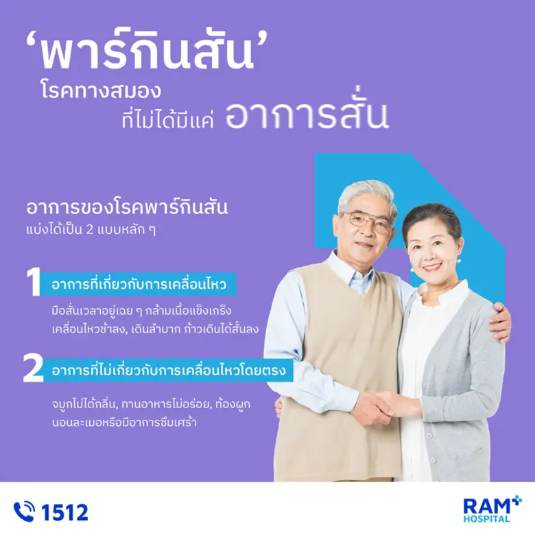 "พาร์กินสัน" โรคทางสมอง ที่ไม่ได้มีแค่อาการสั่น