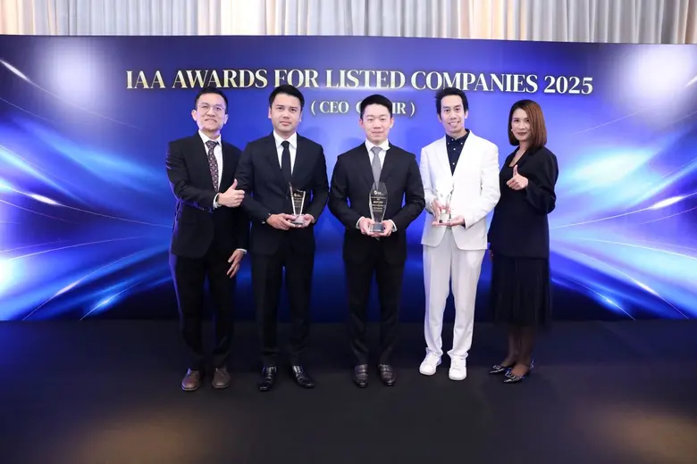 เมเจอร์ ซีนีเพล็กซ์ กรุ้ป คว้า 3 รางวัลเกียรติยศจากงาน IAA Awards for Listed Companies 2025 BEST CEO, Outstanding CFO และ Outstanding IR ต่อเนื่อง 2 ปีซ้อน