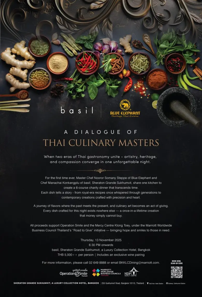 "Once in a Lifetime" Dinner - A Magnificent Culinary Collaboration Between Blue Elephant and basil