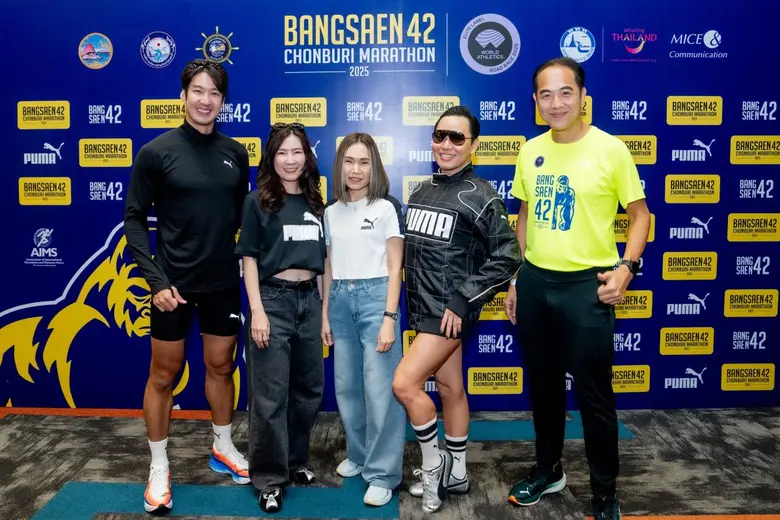 PUMA พาร์ทเนอร์หลักการแข่งขันวิ่งมาราธอนใหญ่ "BANGSAEN42 Chonburi Marathon" ร่วมปิดฉากความสำเร็จ ต้อนรับผู้เข้าร่วมกว่า 12,000 คน