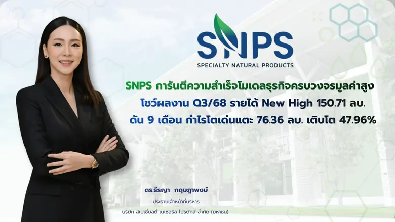 SNPS การันตีความสำเร็จโมเดลธุรกิจครบวงจรมูลค่าสูง