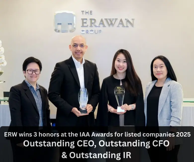 The Erawan Group Recognized for Outstanding Leadership, Financial Stewardship, and Investor Relations at the IAA Awards 2025