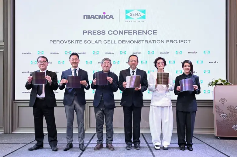 Thailand's First! SENA Partners with Japan's Macnica to Test Perovskite Solar Cell Technology with Support from the Japanese Government
