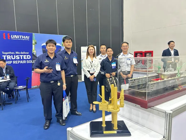 ยูนิไทย ชิปยาร์ด แอนด์ เอนจิเนียริ่ง นำเสนอศักยภาพตอกย้ำความเป็นผู้นำและความมุ่งมั่นสู่ความเป็นเลิศ ด้านอุตสาหกรรมทางทะเล ในงาน Thailand Marine &amp; Offshore (TMOX) Expo 2025