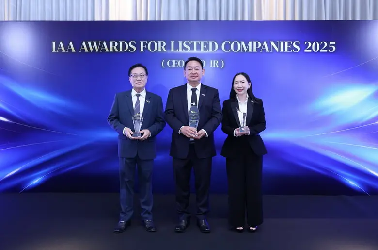 NER คว้า 3 รางวัลใหญ่ IAA Awards 2025 Best CEO, Outstanding CFO - IR กลุ่มอุตสาหกรรมเกษตร