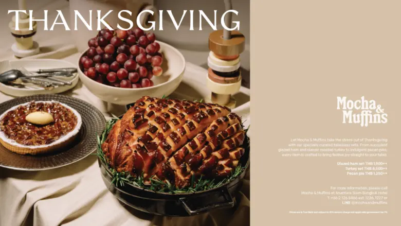 Celebrate Thanksgiving with Anantara Siam Bangkok Hotel's Gourmet Takeaway Turkey
