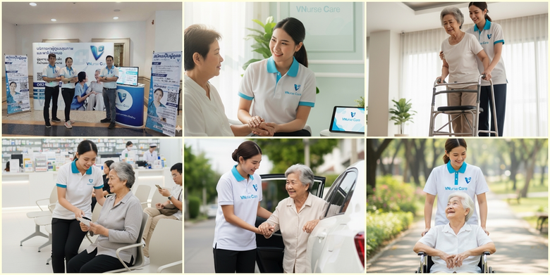 VNurse Care เปิดตัวเนทีฟแอปพลิเคชันรายแรกของไทย ที่ให้บริการดูแลผู้สูงอายุถึงบ้าน และโรงพยาบาล ด้วยระบบคัดกรองผู้ดูแลมืออาชีพ และบริการครบวงจร