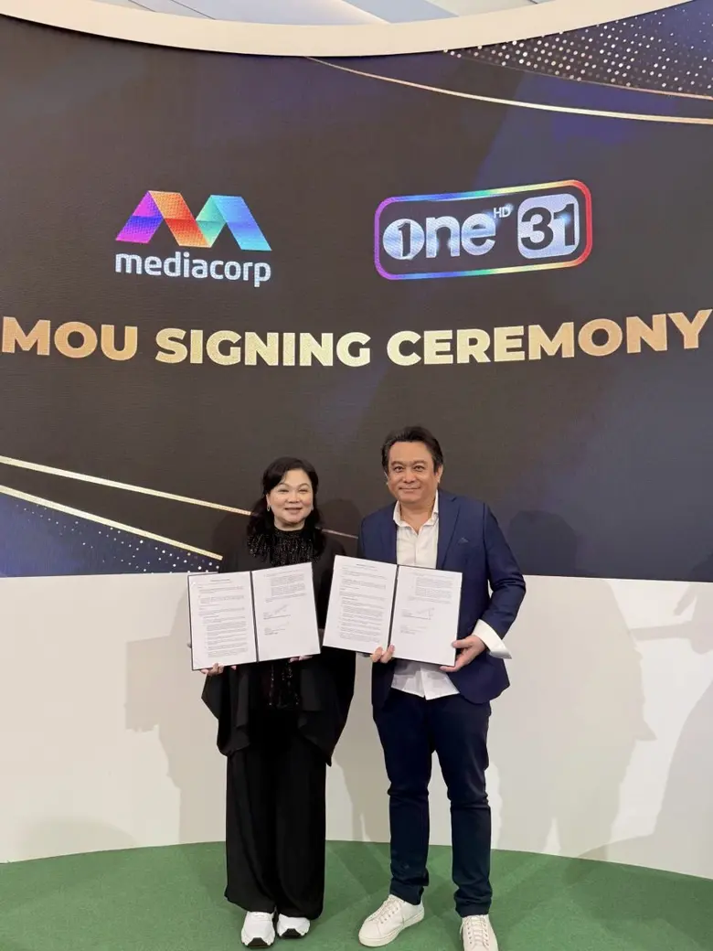 "ช่องวัน31" จับมือบริษัท Mediacorp สถานีโทรทัศน์ระดับนานาชาติประเทศสิงคโปร์ เตรียมร่วมลงทุนผลิตคอนเทนต์พรีเมียม