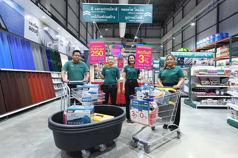 โฮมโปร ทุ่ม 230 ล้าน ดึง 'เมกาโฮม' เสริมพอร์ต สาขา "ลำลูกกา" เติมพอร์ตไฮบริดสโตร์แห่งที่ 14 ส่งท้ายปี รับดีมานด์เรื่องบ้าน-งานช่าง กรุงเทพฯ-ปทุมฯ