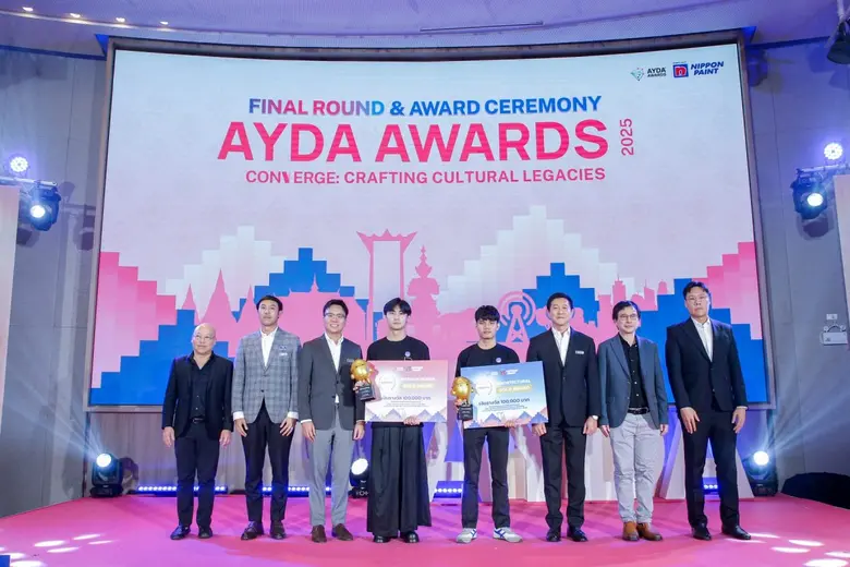 นิปปอนเพนต์ ประกาศผล 2 ผู้ชนะ "AYDA AWARDS 2025" สุดยอดรางวัลระดับประเทศของนักออกแบบรุ่นใหม่ยอดฝีมือด้านสถาปนิก - อินทีเรีย