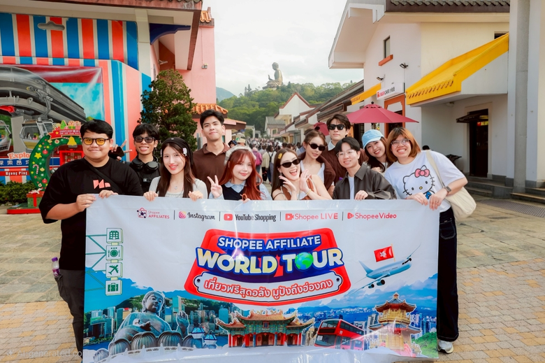 Shopee เดินหน้าดันครีเอเตอร์ไทย Shopee Affiliate World Tour Season 2 ประกาศผล 6 ผู้ชนะชิงราลวัลทริปทัวร์ฮ่องกงสุดเอ็กซ์คลูซีฟ
