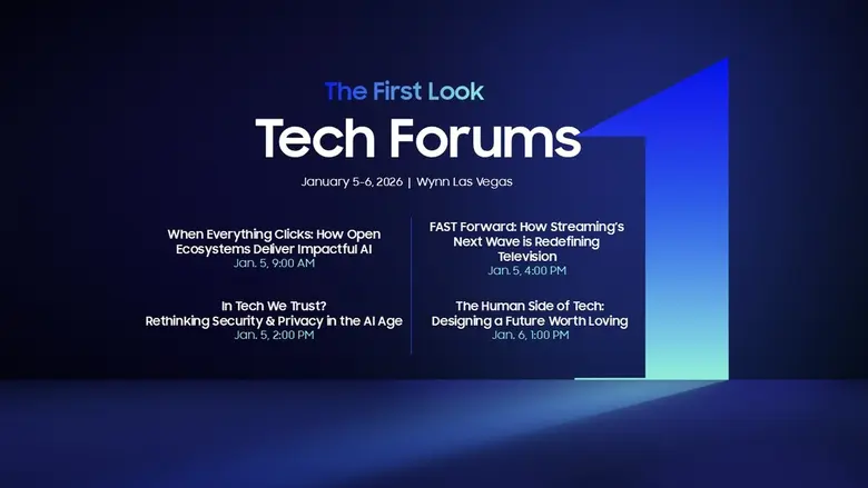 ซัมซุง ขนทัพผู้เชี่ยวชาญเปิดเวที Tech Forum ในงาน CES 2026  เผยทิศทาง AI สมาร์ทโฮม และดีไซน์แห่งอนาคต