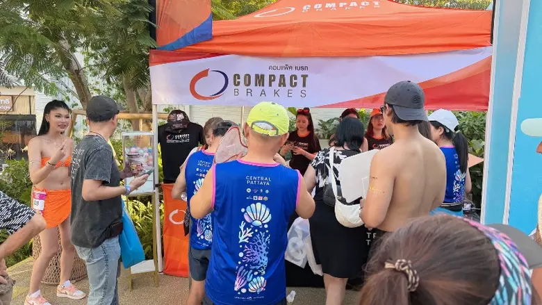 คอมแพ็ค เบรก ยกขบวนนักวิ่งสุดเซ็กซี่ เสิร์ฟความฮอตหาดพัทยา ในงาน Pattaya International Bikini Beach Race 2025