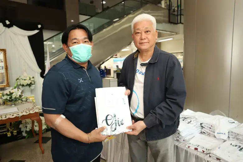 ศูนย์บริการโลหิตแห่งชาติ สภากาชาดไทย ร่วมกับ ดั๊บเบิ้ล เอ ชวนบริจาคโลหิต สร้างบุญรับปีใหม่ "ให้เลือด ให้ชีวิต ช่วยเหลือเพื่อนมนุษย์"