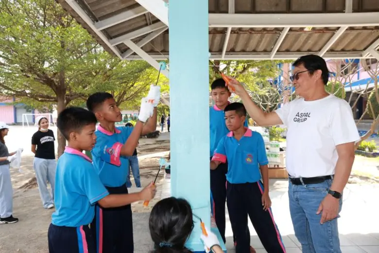 ยัสปาล กรุ๊ป จัดกิจกรรม "รวมพลังอาสา ร่วมสร้างความยั่งยืน" บูรณะซ่อมแซมสถานศึกษา ณ โรงเรียนรัตนโกสินทร์ ๙ จ.สมุทรปราการ