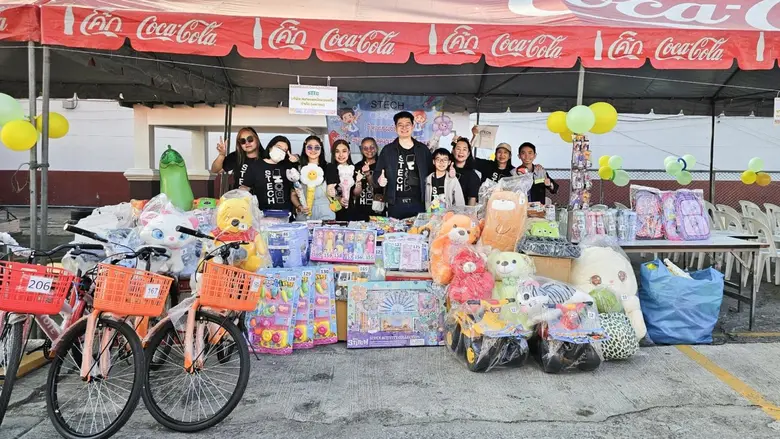 STECH สานต่อ "โครงการปันน้ำใจ" ครั้งที่ 89 ร่วมกับสถานีตำรวจทุ่งสองห้อง จัดกิจกรรมวันเด็กแห่งชาติ ประจำปี 2569