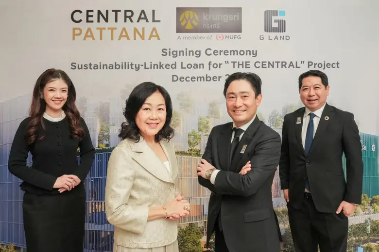 เซ็นทรัลพัฒนา-จีแลนด์ จับมือกรุงศรี เดินหน้า "The Central พหลโยธิน" โครงการแฟล็กชิพสีเขียว ขับเคลื่อนสังคมคาร์บอนต่ำอย่างเป็นรูปธรรม