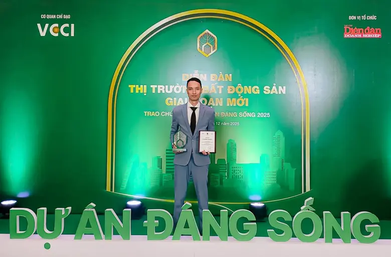 เซ็นทารา มิราจ รีสอร์ท มุยเน่ รับมอบรางวัล "โรงแรมยอดนิยมประจำปี 2025" จากเวที Livable Projects Awards ในเวียดนาม