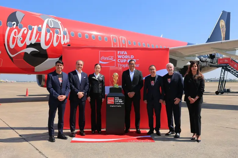 Coca-Cola welcomes the Original FIFA World Cup(TM) Trophy to Thailand, inviting fans to see it up close on 24 January - for one day only