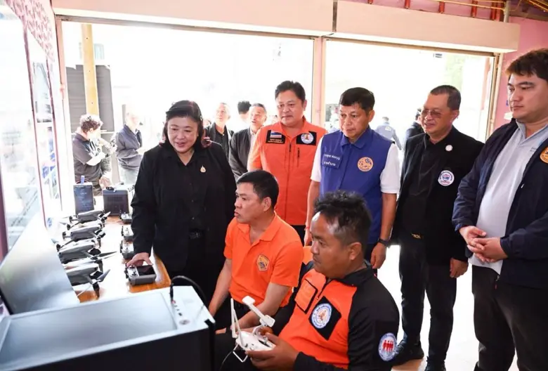 วช. เปิดศูนย์พัฒนาระบบการใช้โดรน เพื่อเตรียมความพร้อมรับมือการเกิดภัยพิบัติ ณ ต.เวียงพางคำ อ.แม่สาย จ.เชียงราย