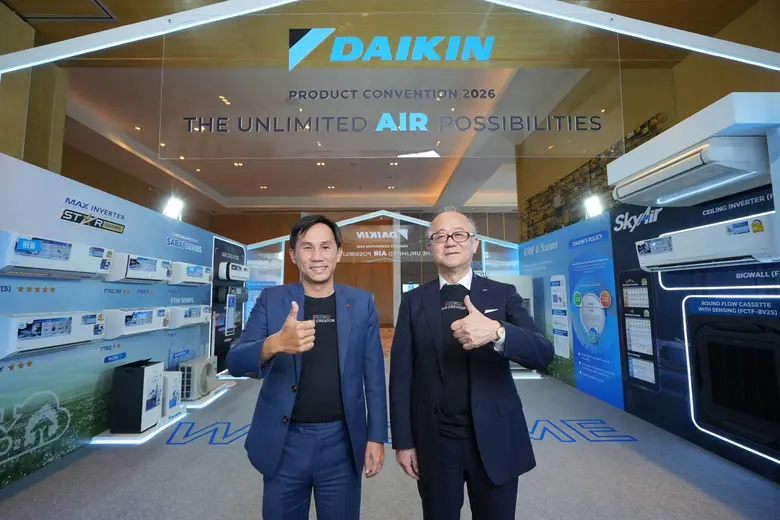 "ไดกิ้น" วางหมากปี 2026 ยกระดับ HVAC จากตลาดสินค้า สู่ธุรกิจโซลูชันด้านอากาศอัจฉริยะแบบครบวงจร