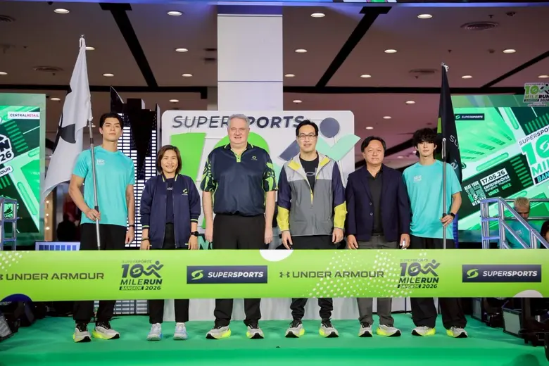 "จอส-เวอาห์" แท็กทีม "มาร์ค-ภาคิน" ปลุกพลังนักวิ่ง ชวนเปิดประสบการณ์สับสปีดประชันฝีเท้า ในงาน "Supersports 10 Mile Run 2026 Presented by Under Armour"