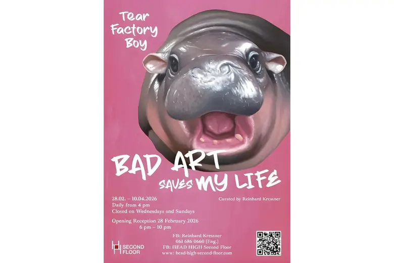 Bad Art Saves My Life นิทรรศการเดี่ยวโดย บี วรวุฒิ สัจจะปรเมษฐ (หนุ่มโรงงานน้ำตา - Tear Factory Boy)
