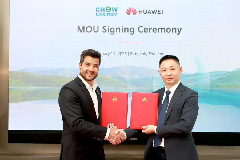 Huawei Digital Power จับมือ Chow Energy เป็นพันธมิตรเชิงกลยุทธ์ ขับเคลื่อนโครงการพลังงานแสงอาทิตย์กว่า 100 MW ภายในปี 2569