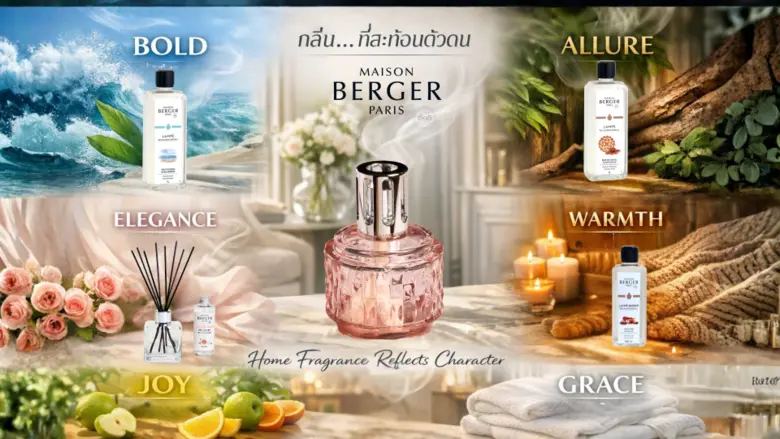 น้ำหอมบ้านกับกลิ่นที่สะท้อนคาแร็กเตอร์ พร้อมปรับอารมณ์จากพลังกลิ่นบำบัด ที่ Maison Berger Paris แนะนำ