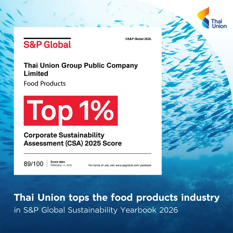 Thai Union tops the food products industry in S&P Global Sustainability Yearbook 2026